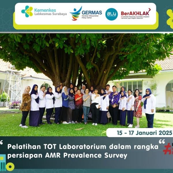 Pelatihan Laboratorium untuk Persiapan AMR Prevalence Survey